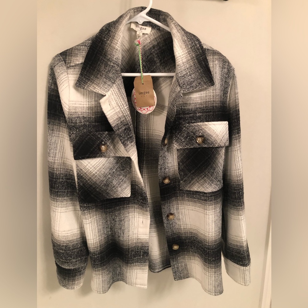 Umgee USA plaid Shacket
